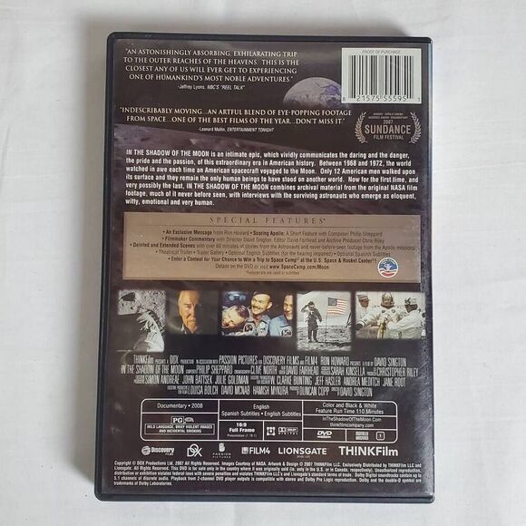 In the Shadow of the Moon (DVD) Ron Howard Presents NASA Documentary - Picture 3 of 3